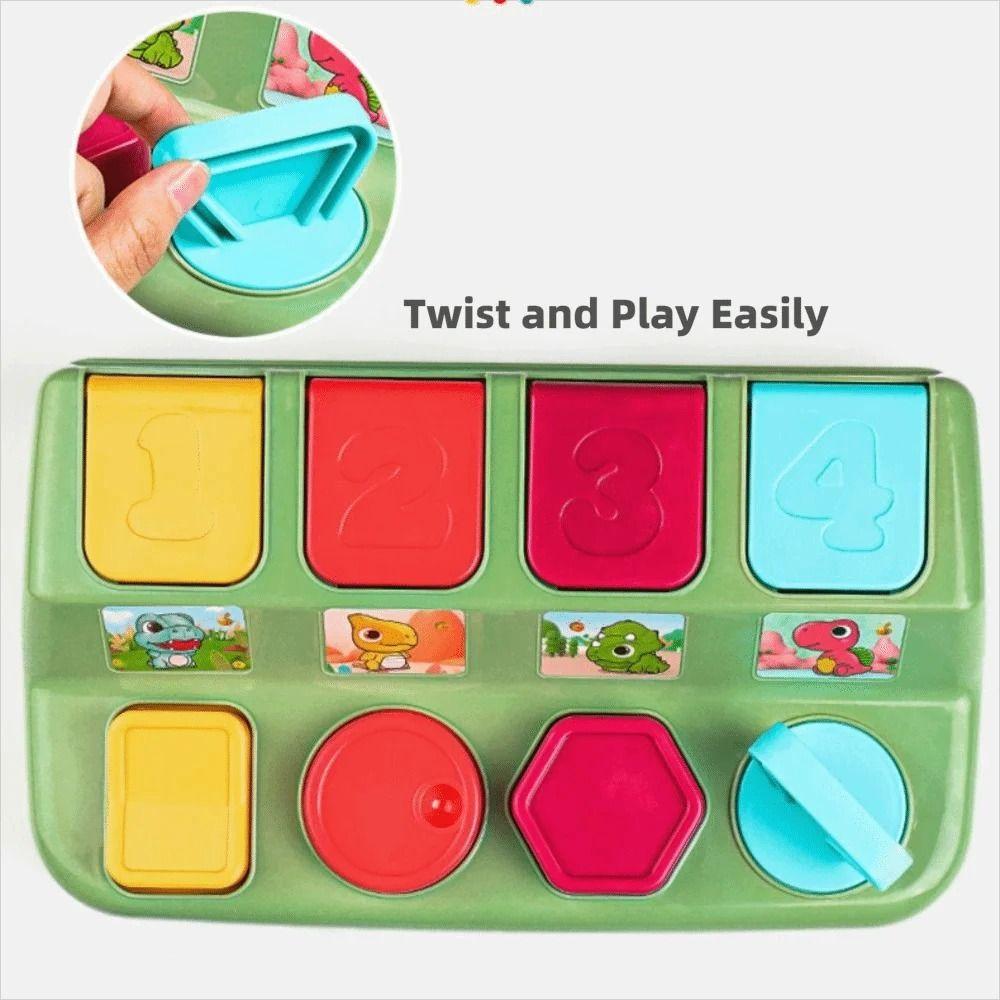 Montessori Interactive Animal Toy Box Cartoon Animals Activity Pop Up Toy  Kids Gifts