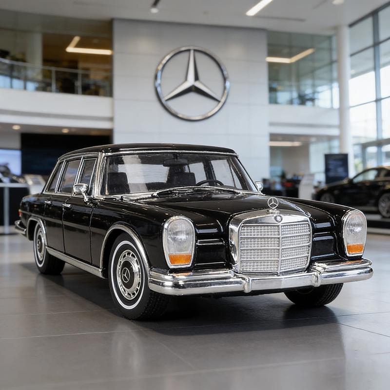 

WELLY 1:24 Mercedes Benz 600 Luxury car Alloy Car Diecasts & Toy Vehicles Car Model Miniature Scale Model Car Toy For Children чёрный