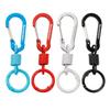 5pcs with Multi-color Spring Hook Key Ring Holder Carabiner  For DIY Jewelry Accessories