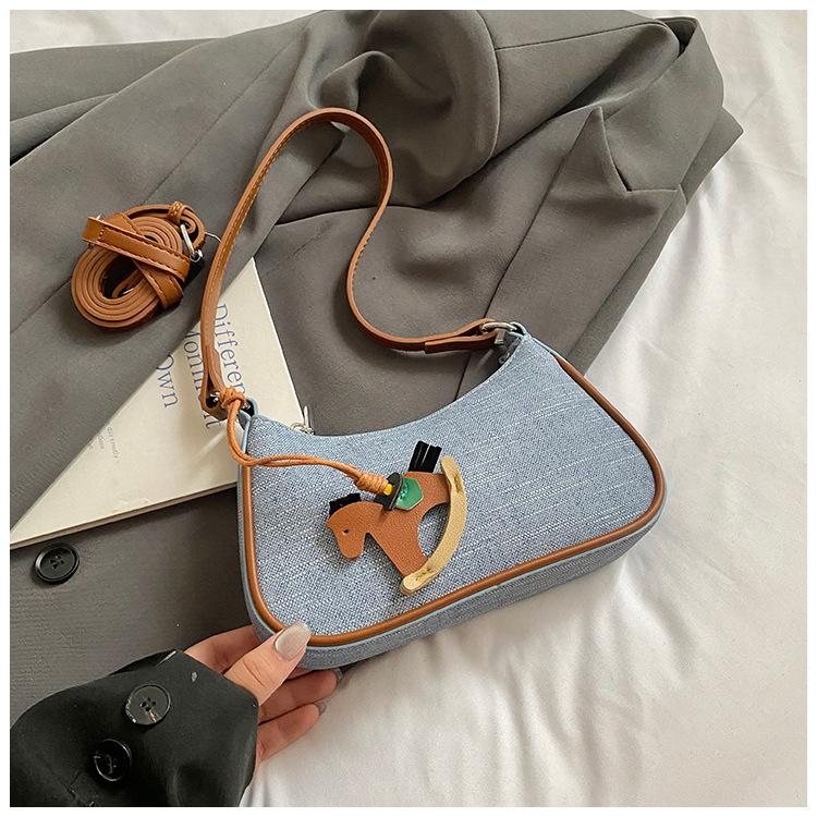 Корейская версия нишевая высококачественная модная сумка через плечо 2025 новый стиль ins повседневная простая сумка женская