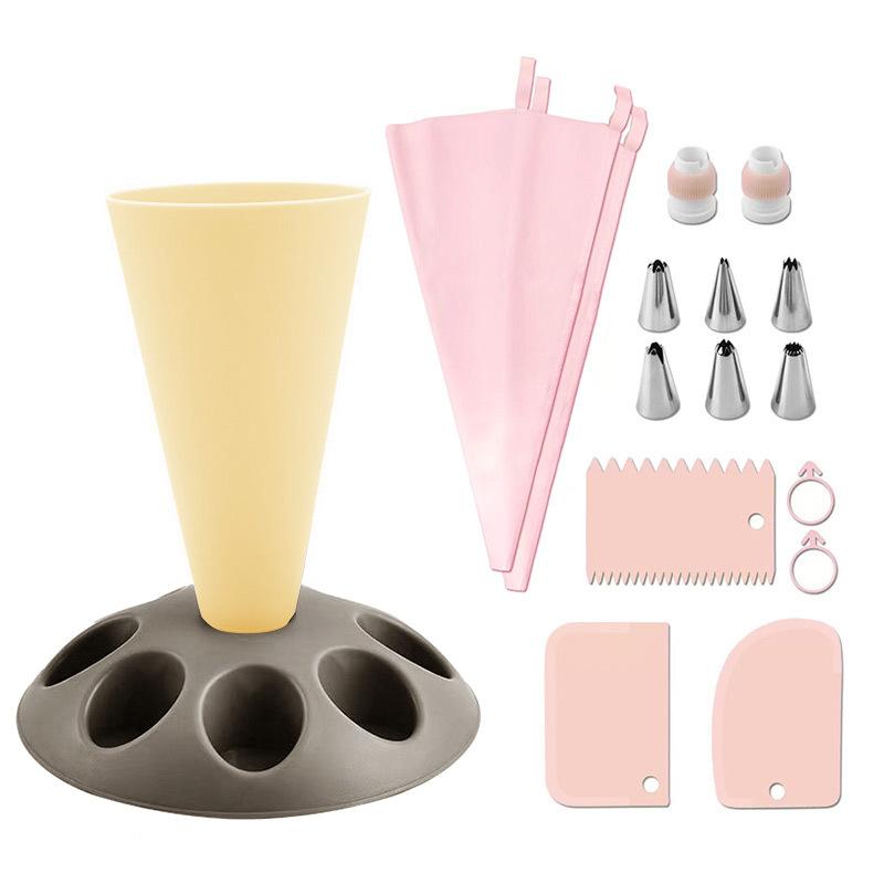 New Piping Bag Nozzle Storage Rack Piping Bag Nozzles Placement Rack For Pastry Baking Cake Decorating Tool Kitchen Accessories