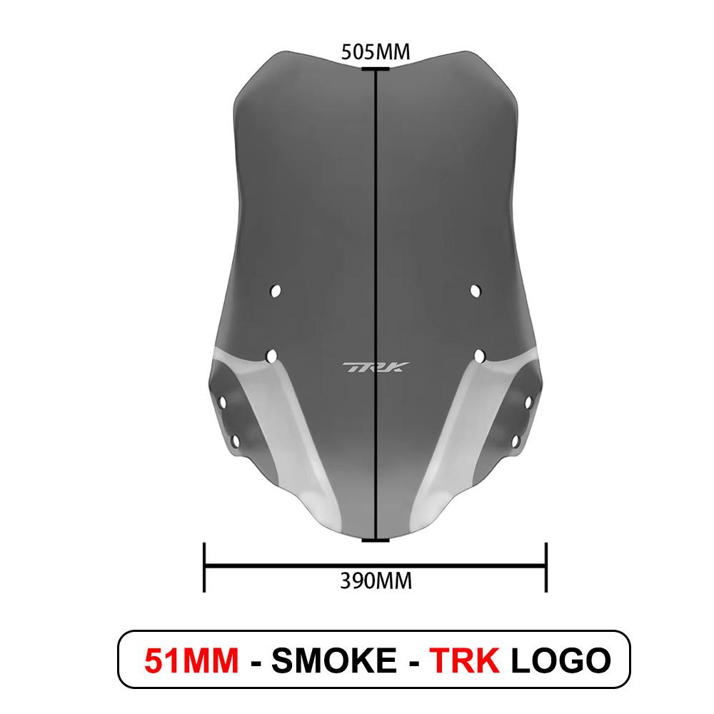 For Benelli TRK502 TRK502X TRK552X TRK 552 552X 2016-2025 Motorcycle Windscreen Double Bubble Windshield Screen Wind Deflectors