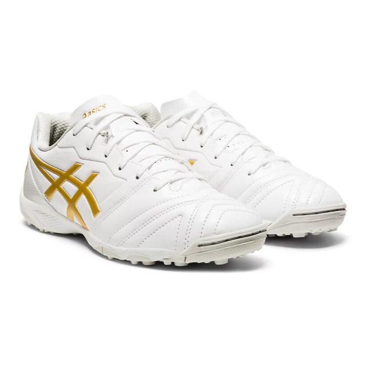 Asics Ultrezza GS TF Low Top Kids' Running Shoes White Yellow Kids' 1104A021-101