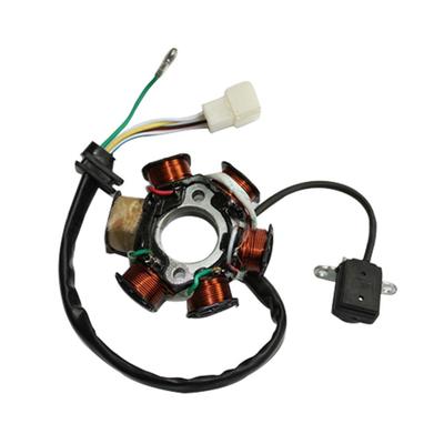6 Poles 5 Wires Half-Wave Ignition Magneto Stator for GY6 70cc 90cc 110cc 125cc