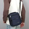 Men Multi-layer Shoulder Bag Fashionable Casual Lightweight Nylon Crossbody Bag for Daily Outing Commuting Small Handbag