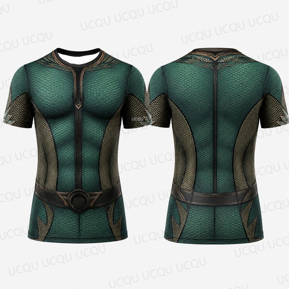 Summer Men Cosplay 3D Printed Crew Neck T-Shirt