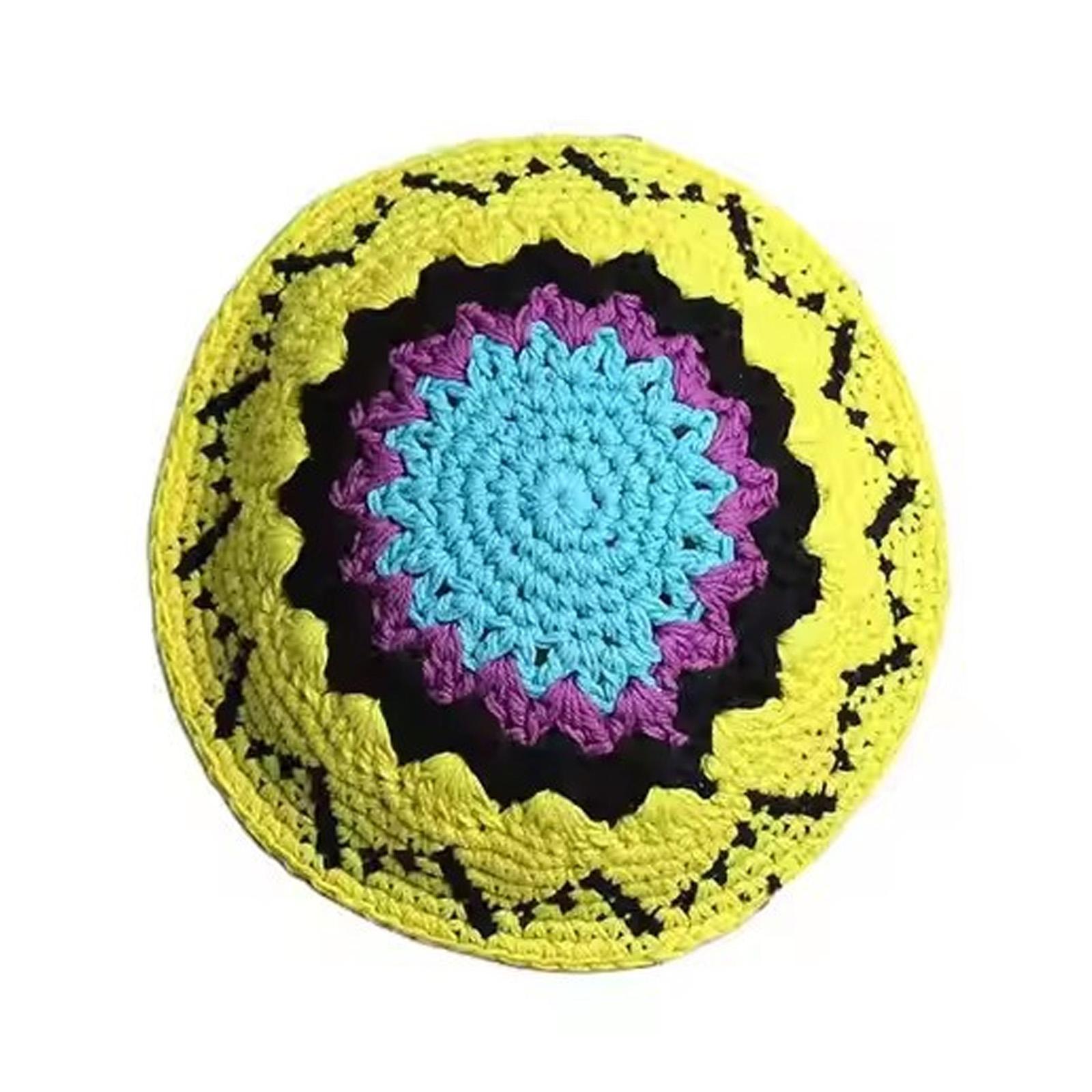 

Kippah Muslims Men Namaz Prayer Hat Traditional Islamic Kufi Hat Eid Gift Crocheted Muslims Men Prayer Hat A