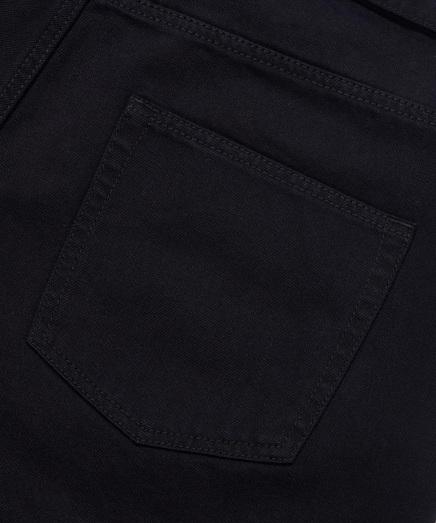 AGOD Belted Incision Cotton Bermuda Pants [Black]
