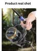 Mulinello da spinning All-Metal 14000 a bobina lunga per pesci giganti