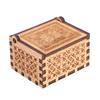 1pc Wooden Hand Crank Music Box Mechanical Classic Craft Birthday Gift (#3)