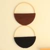 Handmade Bohemian Double Round Light Luxury Wall Shelf Hanging