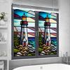 Self-adhesive PVC Static Window Sticker DIY Colorful Glass Window Film  Glass