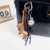Pingente de Bolsa Feminina Desenho Animado Cavalo de Balanço Bolsa Feminina de Couro PU Penduricalho Fofo Acessórios de Bolsa Presentes