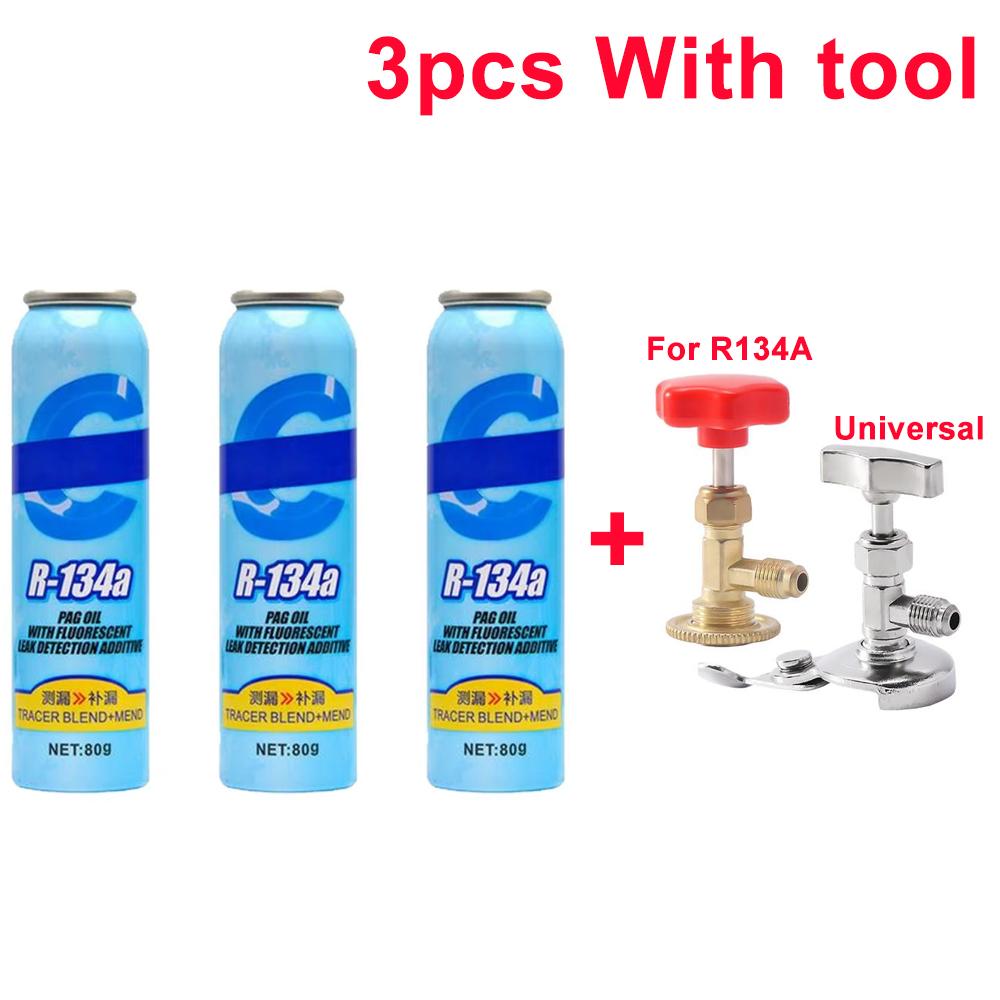 R134a Refrigerant Leak Repair Agent Strong Car Air Conditioner Oil Fluorescent Detection Repair Agent Plugging Agent Leak R 134a