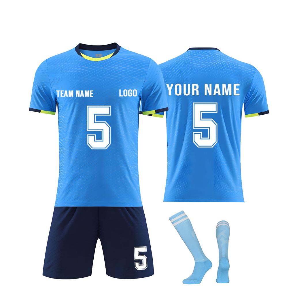DIY Custom Adult And Children Three-piece Football Uniforms