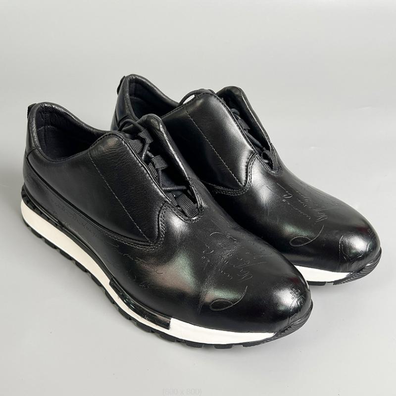 Fashion Luxury Brand Style Casual Sneakers Men's Shoes Genuine Leather Lace-up Basic Outdoor Footwear Daily Male Fashion Oxford Shoesb15