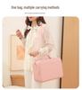 LED Mirror Makeup Bag: Spacious Handbag for Skincare & Cosmetics Storage