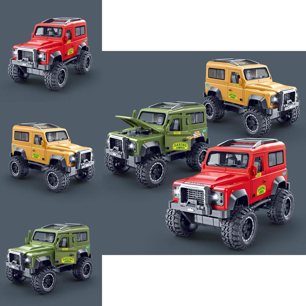 Offroad Childrens Inertia Toy Car With Sound And Light For Boys And Toddlers