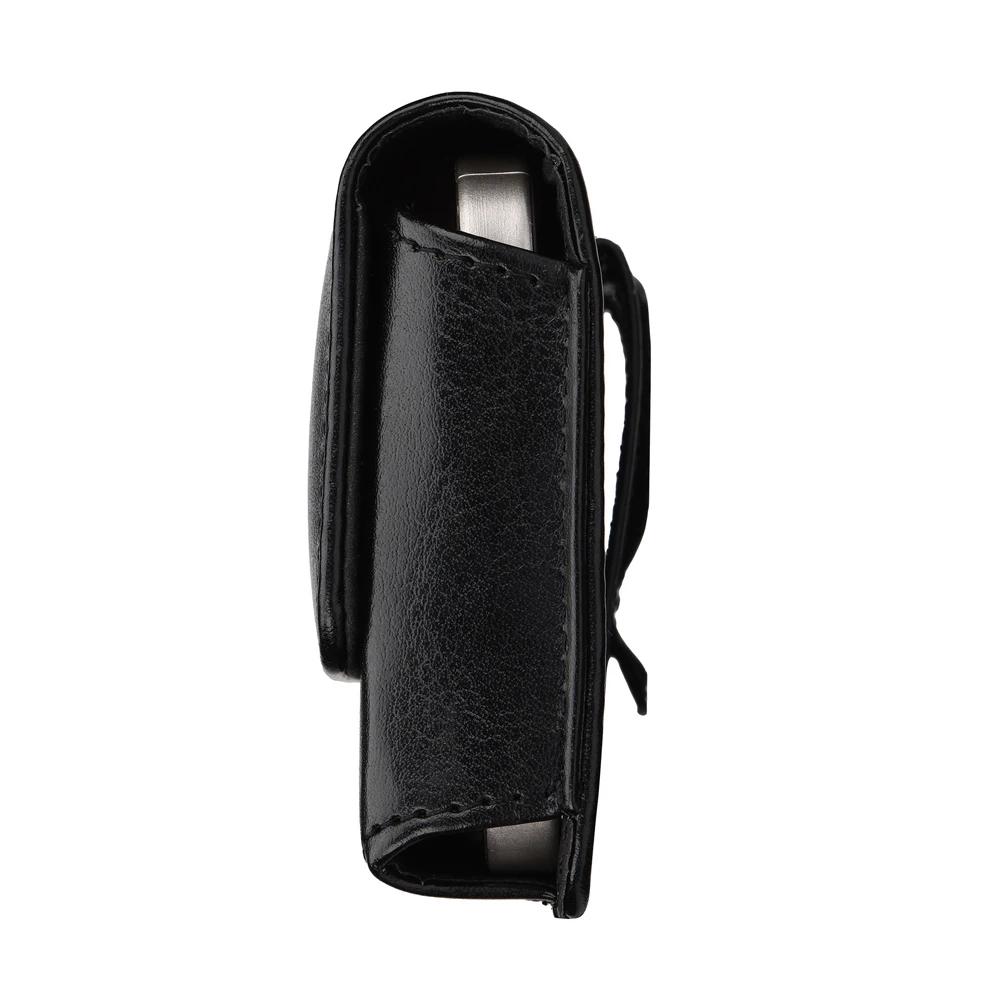 Universal Leather Mobile Phone Holster Belt Clip Case For iPhone 17 16 15 14 Pro Max Samsung Huawei Xiaomi Men Waist Bag Cover