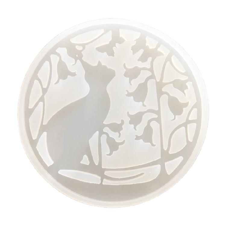 

Jewelry Pendant Keychain Resin Silicone Mould Handmade Xmas Deer DIY Crafts Mold