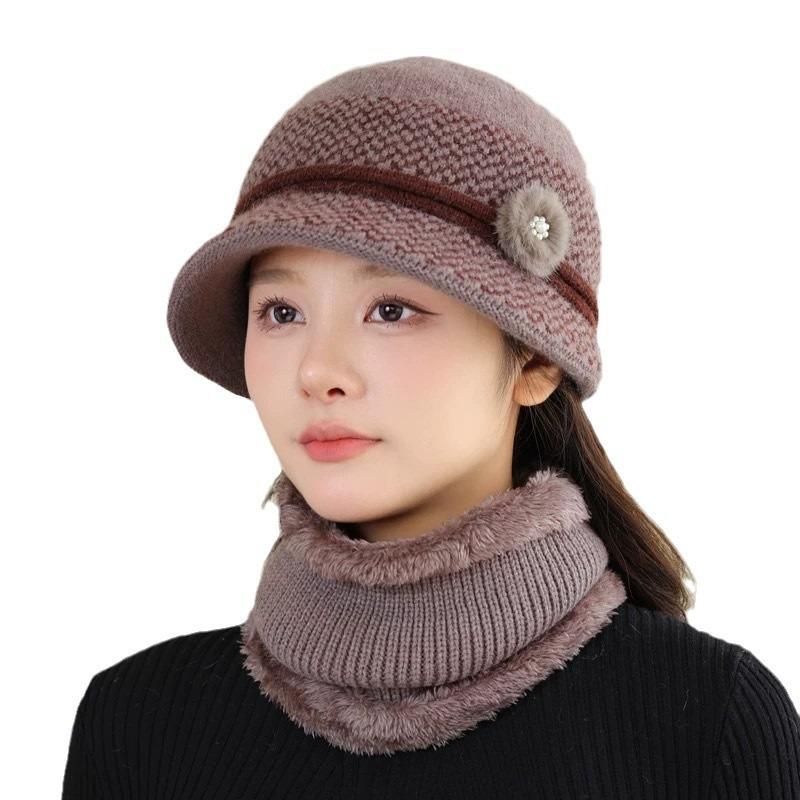New Women's Hat Winter Cold Protection Thickened Warm Hat Rabbit Fur Hat Fleece Hat