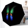 Colorful Butterfly Wings Phone Wallpaper BackgroundUmbrella, Cute Umbrella with Cute Design, Portable 3-Fold Compact Umbrella for Men & Women, Valenti