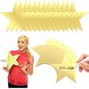 Starfa 24 Pieces 11 Inch Gold Stars Cutouts,Double-Sided Glitter Paper Star Decorations for Wedding Bulletin Board,Classroom Wall,Party