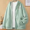 Women's Korean-Style Hooded Cardigan: Heavyweight Spring/Autumn Jacket for Students