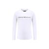 Letter Logo Printed Casual Crew Neck Long Sleeve T-Shirt Men Tops White 8N1TN8-1JPZZ-0146