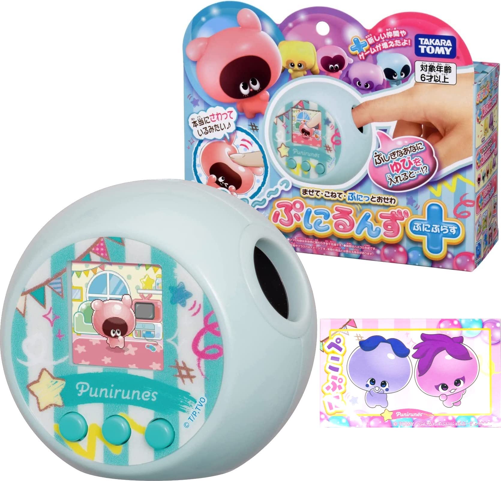 

Пароль TAKARA TOMY Puniruns Puni Plus Pastel Mint [включены пекопуни] мятный