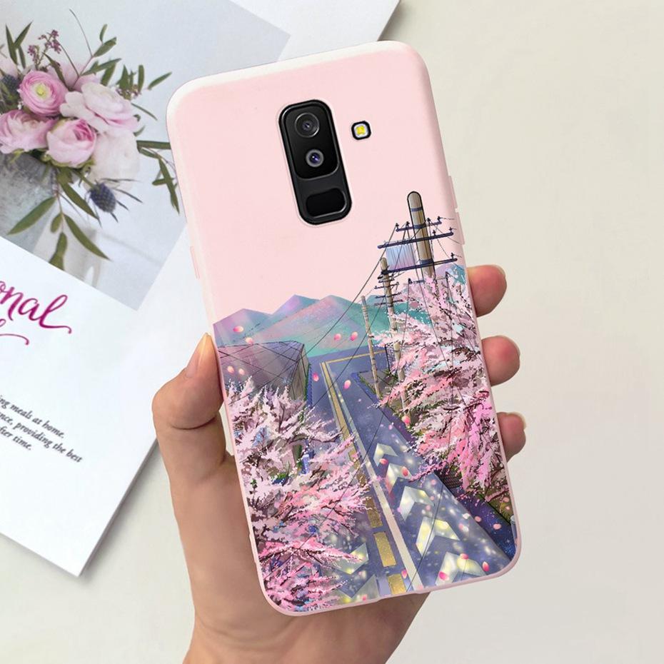 Fashion Case For Samsung Galaxy A6 Plus 2018 Soft Silicon TPU Back Cover For Samsung A6 2018 A 6 A6+ A6plus Phone Cases