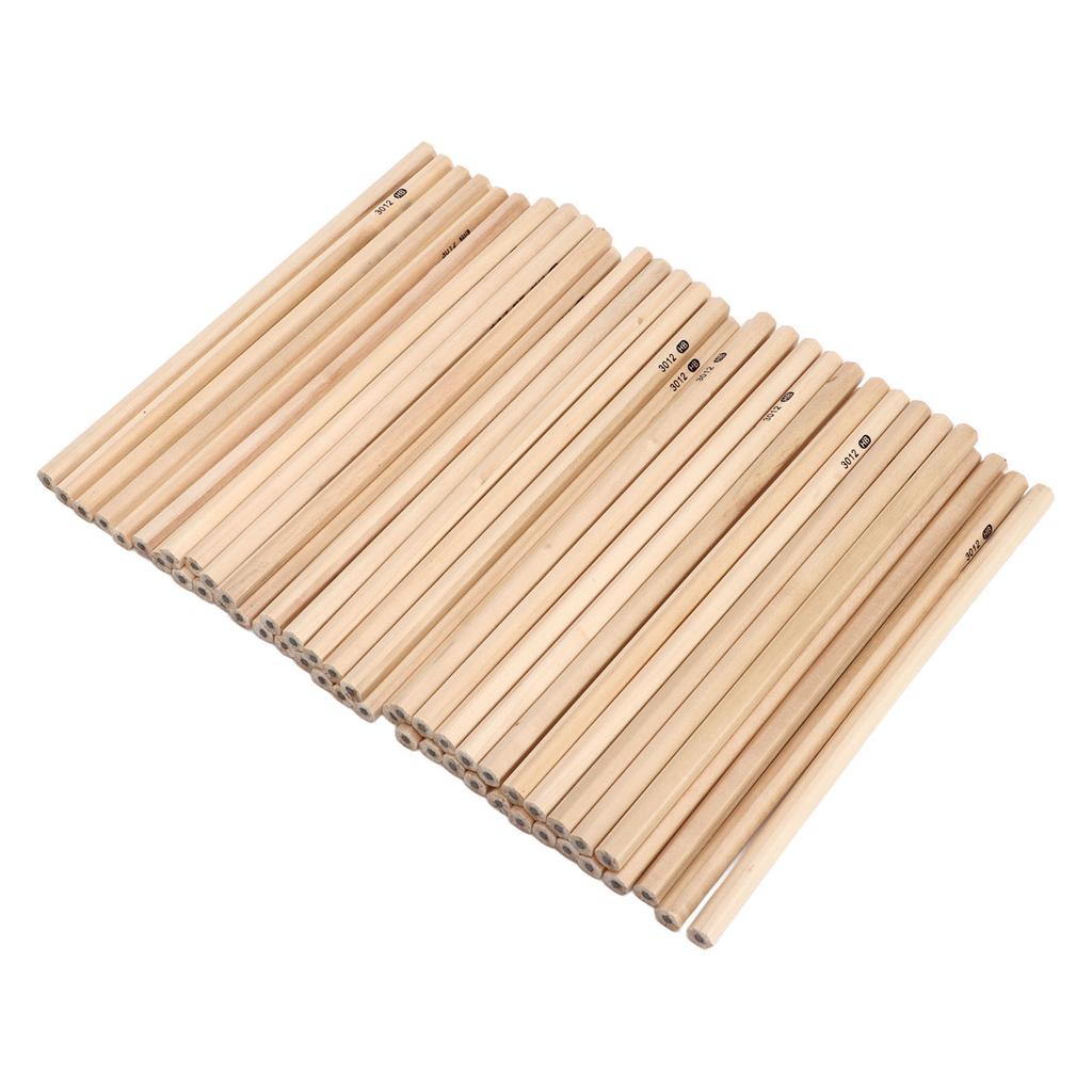 50Pcs HB Pencils Hexagonal Grip Smoothing Writing Long Lasting Widely Used Bulk Pencils for Drawing Sketch Students