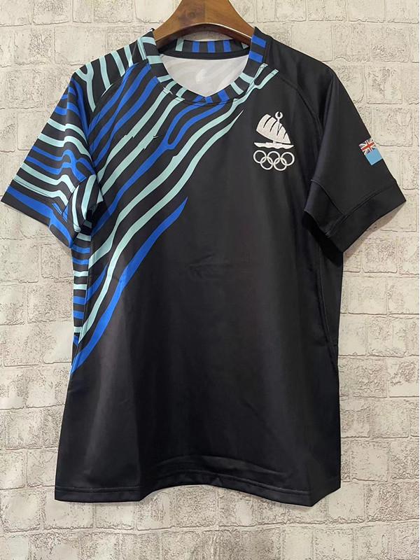 

Регбийная майка мужская Fiji Sevens 2024 домашняя и выездная - с коротким рукавом S