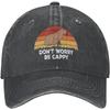 Non Preoccuparti Sii Cappy Cappello Capibara Cappellino da Baseball da Uomo Cappellino Vintage
