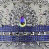 Jeweled Crystal Captain Hat Bride Hat Sailors Hat for Bachelorette Party Headwear Headgear for Club Stage