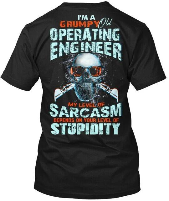 Grumpy Old Operating Engineer TTshirt Made in the USA Size S to 5XL 3XL