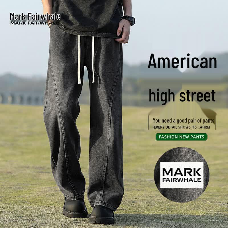 MARK FAIRWHALE Men s 2026 Summer Thin High Street Curved Knife Jeans L
