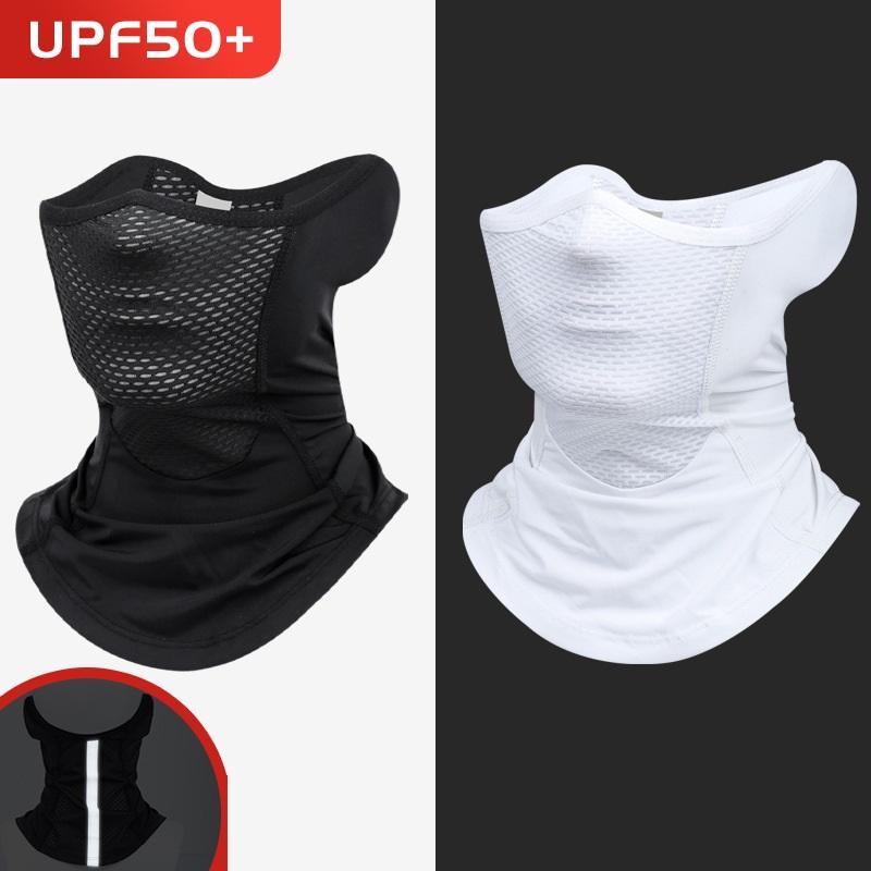 Hot Sale UPF 50+ Ice Silk Outdoor Sports Neck Gaiter Sunscreen Motorcycle Cycling Half Face Mask