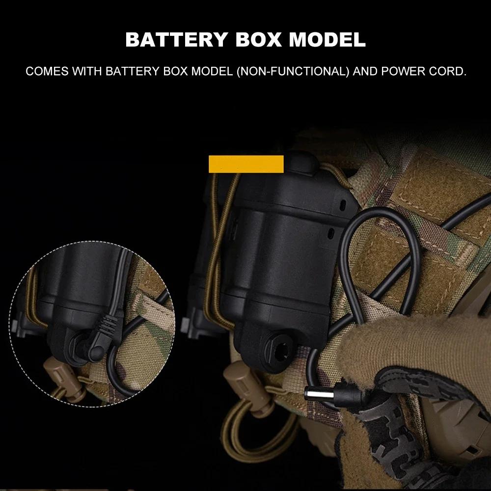 AN/PVS31 Dual-Tube Binocular Night Vision Goggles Dummy Props Airsoft Helmet Accessories Model for Tactical Hunting Cosplay