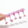 1 Set Lotus Laser Aurora Ice Clear Magnetic Nail Tip Display Stand For Manicure Press-On Nail Training Acrylic Showing Shelves