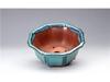 Yixing Zisha Glazed Ceramic Bonsai & Succulent Pot for Balcony or Office Decor