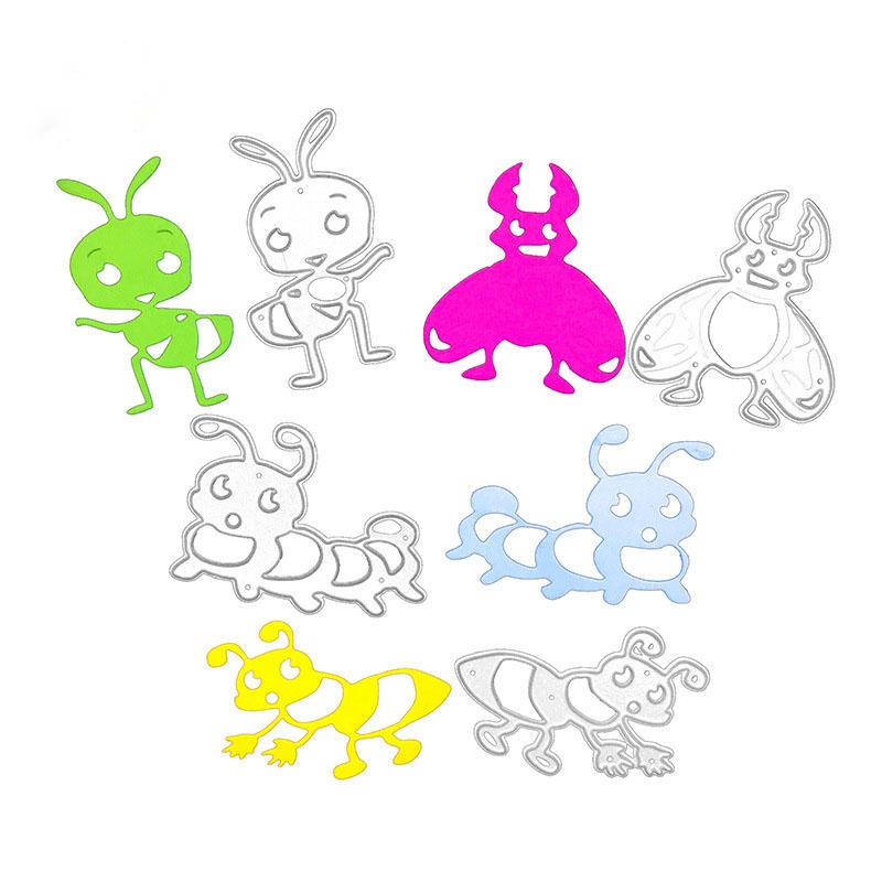 Original Lovely Ants Metal Cutting Dies Scrapbooking Decorative Embossing