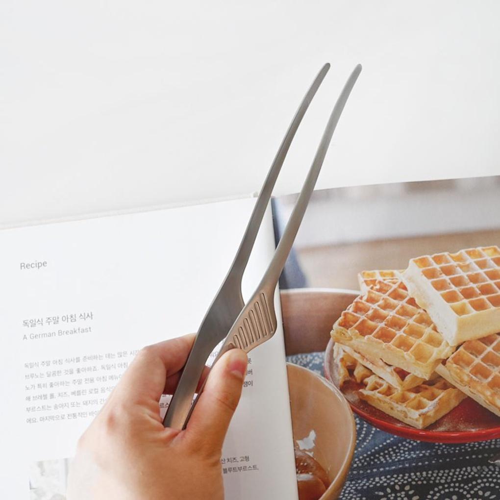 Toya Stainless Steel Stand Meat Tongs Cooking Tweezers