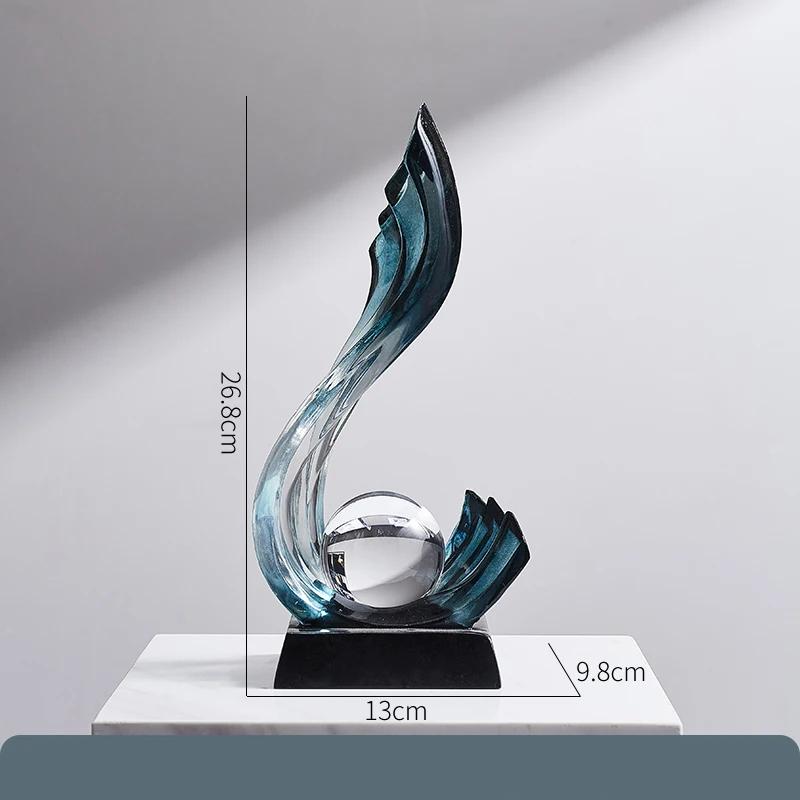 Running Sports Figures Artwork Statue Desk Decoration Ornaments Athlete Runner Character Resin Sculpture Room Aesthetics Decor