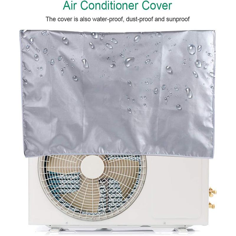 Big Waterproof Outdoor Air Conditioning Cover Dust Cover Clean Anti-Snow Rain Protection Main Engine Outer All-Inclusive Cover