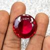 Natural Red Ruby Loose Gemstone 55.5 Ct Round Cut for Thanksgiving for Jewelry Making and Crafts
