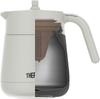 Thermos Vacuum Insulated Teapot with Strainer, 700ml, Light Gray, TTE-700 LGY