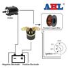AHL Motorcycle Starter Relay Solenoid Compatible Models: Suzuki GSX250S/GSX400S/GZ125HS/Bandit 250/GN125/Goose 350/650 LS650 1986-1988 1995-2009/LTF
