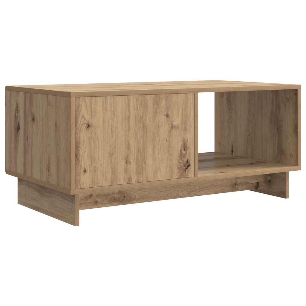 Artisan Oak Coffee Table 90 X 50 X 40 Cm Engineered Wood