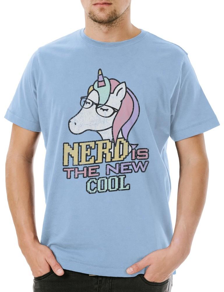 Nerd Is The New Cool Men's T-Shirt Jerk Geek Unicorn Freak Gamer Science
